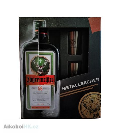Jagermeister 0,7 l + 4x kalíšek