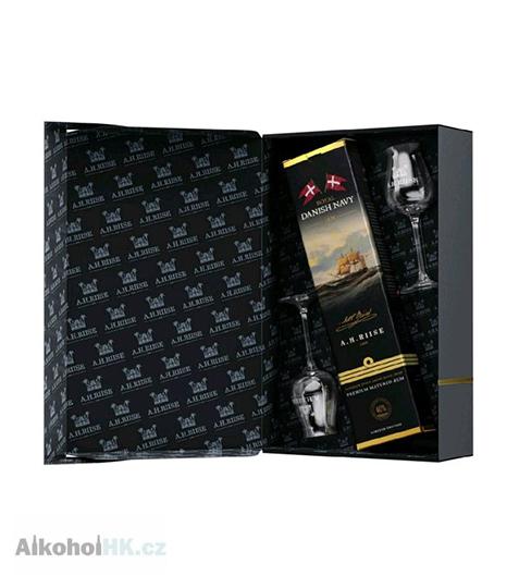 A.H.Riise Royal Danish Navy + 2x sklo 0,7 l