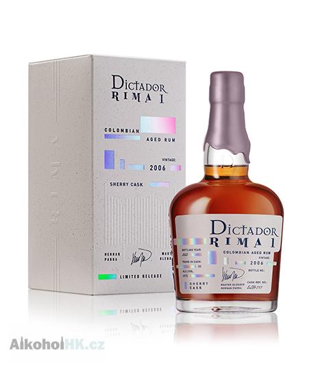 Dictador Rima Sherry Cask 2006 0,7 l