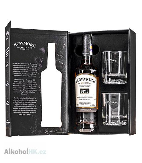Bowmore No 1 + sklo 0,7 l