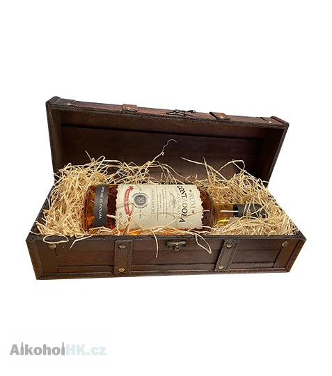 Contadora 10 let + dřevěná truhla 0,7 l