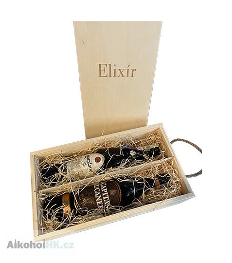 Legendario elixir 0,7 l + Capitan Bucanero 0,7 l + dárková kazeta