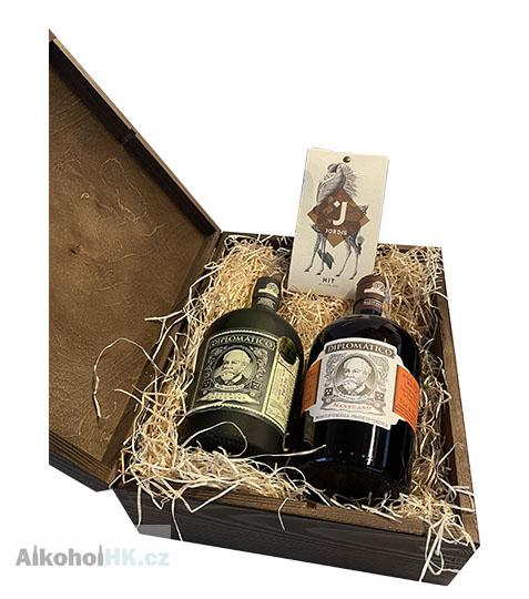 Diplomatico 12let + Mantuano v dárkové truhle 0,7 l