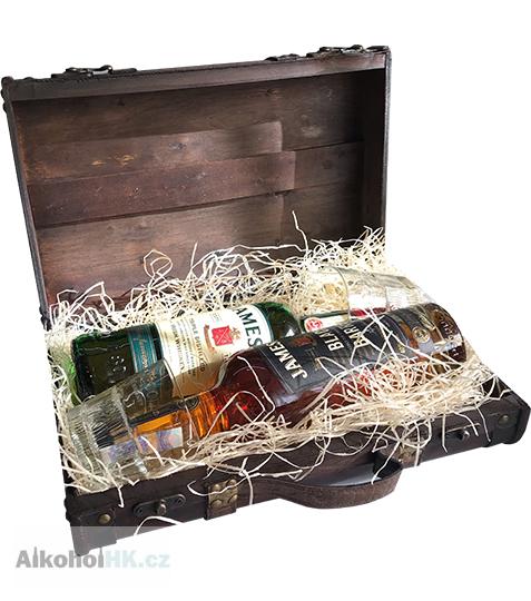 Dárková Truhla Jameson + Jameson Black Barrel 0,7 l