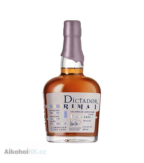 Dictador Rima American Oak Cask 2003 0,7 l