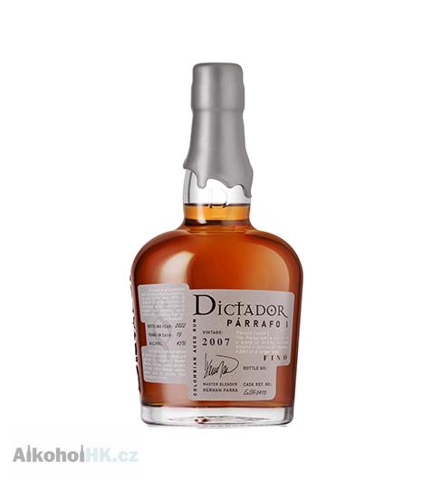 Dictador Parrafo Fino 2007 0,7 l