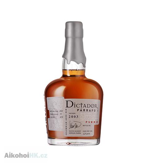 Dictador Parrafo Pardo 2003 0,7 l