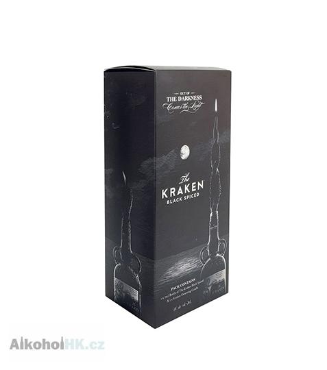 Kraken Black Spiced + svíčka 0,7 l