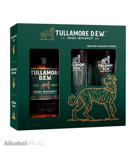 Tullamore Dew + 2x sklenička 0,7 l