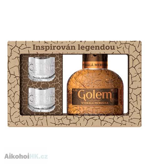 Golem Vyzrálá Meruňka + 2x sklenička 0,5 l