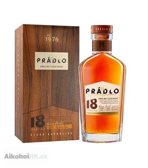 Prádlo 18 let Czech Whisky 0,7 l 