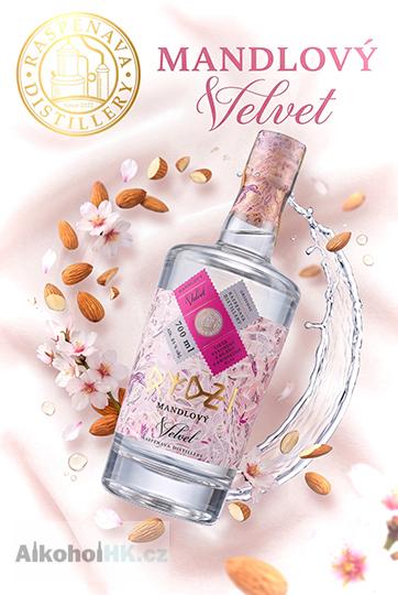Likér Mandlový Velvet & Karibský Rum Raspenava 0,7 l