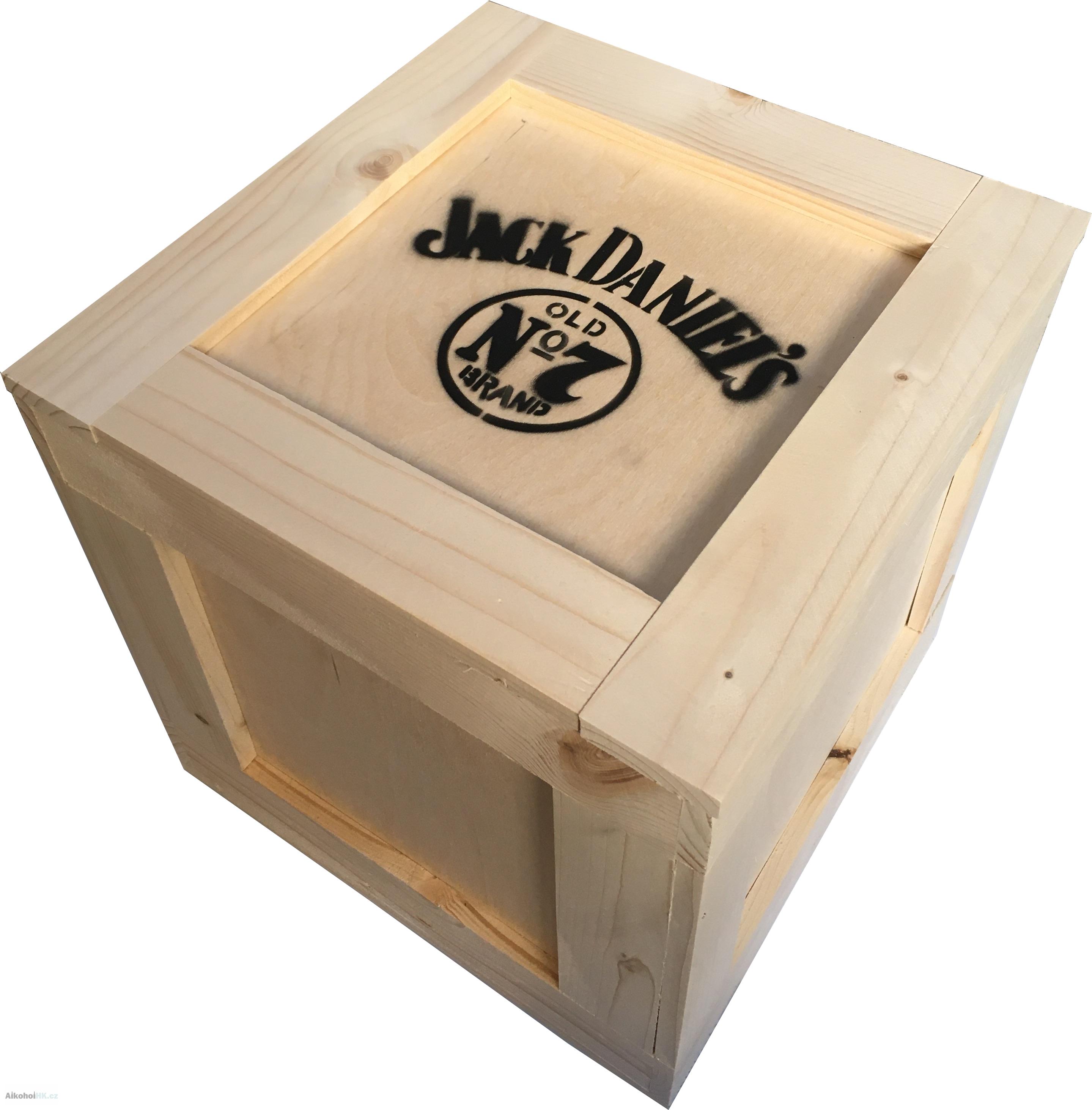 Jack Daniels Dřevěný Box 0,7 l