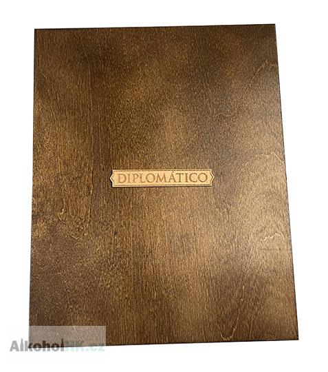 Diplomatico Reserva Exclusiva 12 let dárkový set v truhle 0,7 l