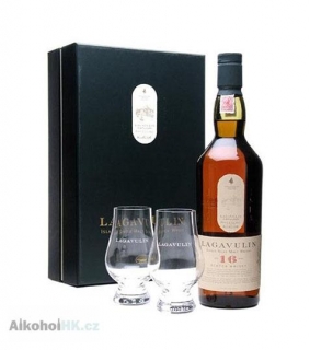 Lagavulin 16 let + 2x sklenička 0,7 l