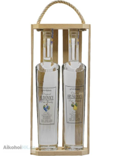 Sada Koruna + slivovice + hruškovice 0,5 l