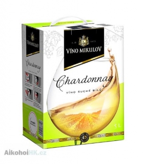 Víno Mikulov Chardonnay bag in box 5 l