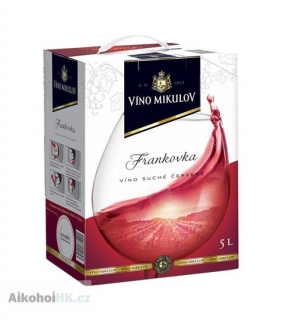 Víno Mikulov Frankovka bag in box 5 l