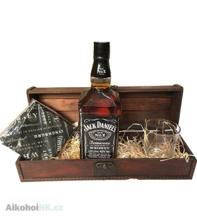 Jack Daniels +sklenička a dárek 1 l