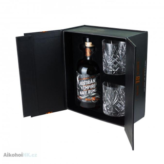 Austrian Empire Navy Rum 18 let + 2x sklenička 0,7 l 