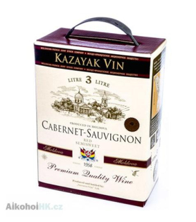 Kazayak Cabernet Sauvignon Bag in Box 3 l
