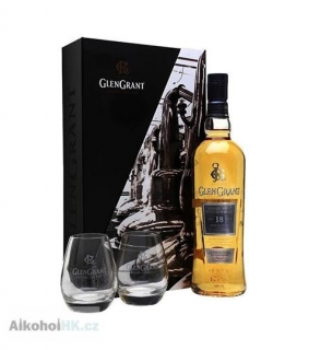 Glen Grant Rare Edition 18 let + 2 skleničky 0,7 l