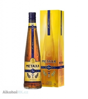 Metaxa 5* dárkové balení 0,7 l