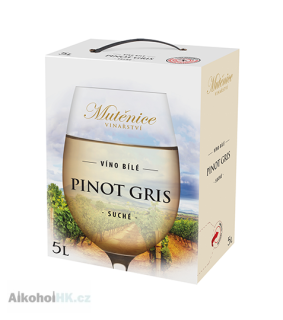 Mutěnice Pinot Gris Jumbo Bag in box 5 l