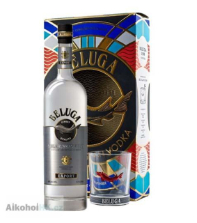Beluga Noble Rocks + sklenička 0,7 l