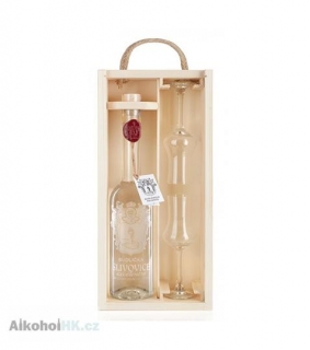 Sudlička Slivovice Dárková kazeta 2x sklo 0,5 l