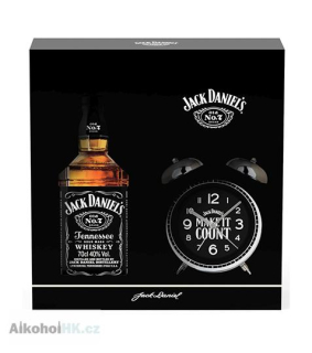 Jack Daniels No.7 + černý budík 0,7 l