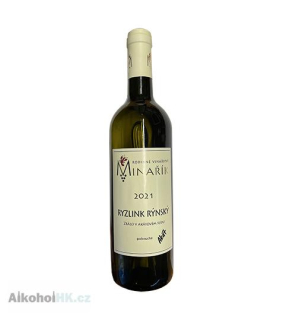 Minařík Ryzlink Rýnský akátový sud 2021 0,75 l