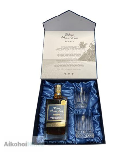 Blue Mauritius Reserva + 2x sklenička 0,7 l