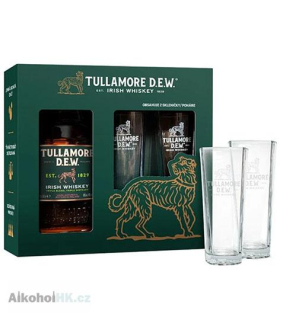 Tullamore Dew + 2x sklo 0,7 l