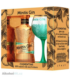 Mintis Gin Clementina + sklo 0,7 l