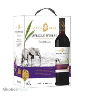 African Winery Pinotage bag in box 3 l