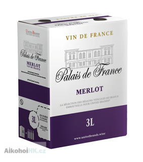 Palais de France Merlot bag in box 3 l