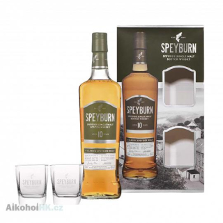 Speyburn 10 let + 2 x sklo 0,7 l