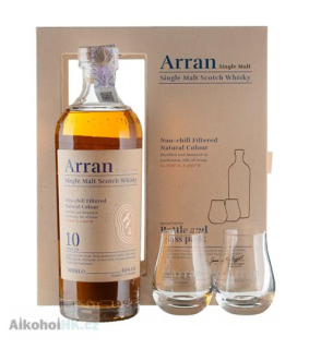 Arran 10 let + 2x sklo 0,7 l