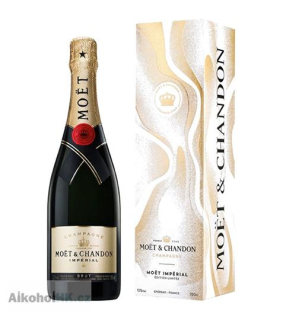 Moet Chandon Brut Imperial + zlatý giftbox 0,75 l