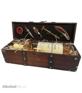 Dárková truhla Minařík Rulandské Šedé 0,75 l