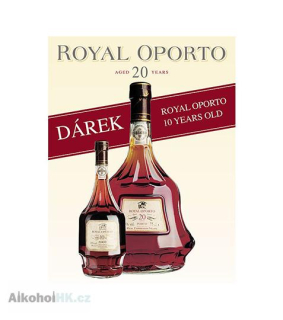 Royal Oporto 20 let 0,75 l + zdarma R. Oporto 10 let 0,2 l