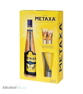 Metaxa 5* + 2x sklenička 0,7 l