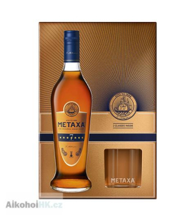 Metaxa 7* + 2x sklenička 0,7 l