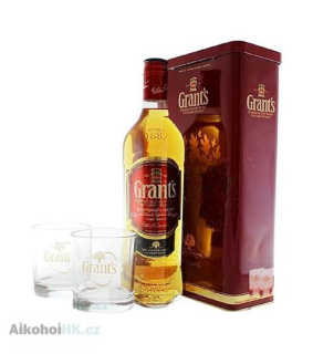 Grant's + 2x sklenička 0,7 l